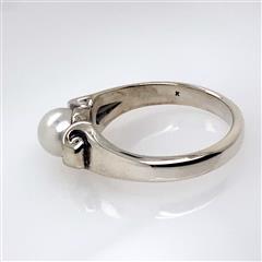 James Avery Pearl Sterling Silver Scroll Ring